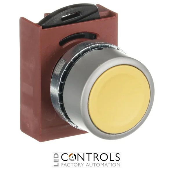 1SFA184003R9003 ABB P9MPNGG Yellow Flush Momentary Pushbutton