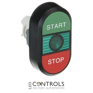 1SFA611133R1102 ABB MPD4-11G Green Double Pushbutton Operator - image 3