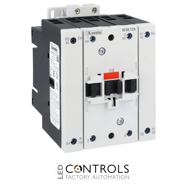 BF80T2A400 - 2NO 2NC CONTACTOR 80A AC3 400VAC 50/60HZ