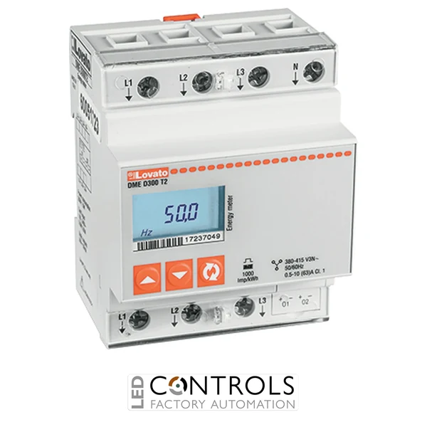 DMED300T2 - 3PH W/NEUTRAL DIGITAL METER 63A 2PROGRAM