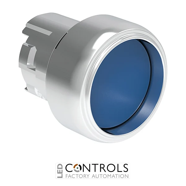 LOVATO LPSB306 BLUE SHROUDED MET. PUSH-BUTTON