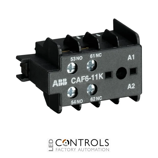 GJL1201330R0001 ABB CAF6-11K Auxiliary Contact Block 1NO 1NC Front Mount
