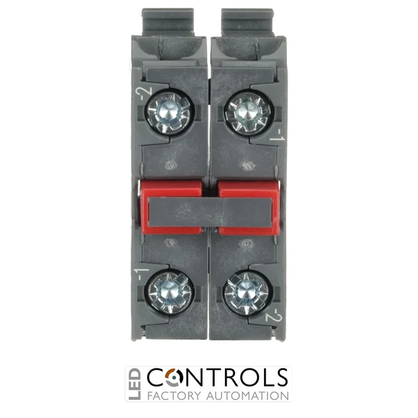 1SFA611610R2020 ABB MCB-02B 2 NC Rear-Mount Double Contact Block