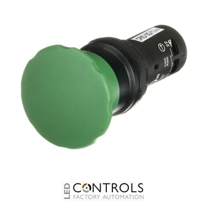 1SFA619126R1072 ABB CPM3-10G-11 Green 40 mm Momentary Mushroom Pushbutton 1 NO + 1 NC - image 2