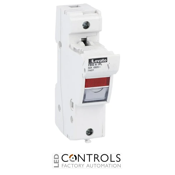 FB02A1PL - FUSE HOLDER 1P 14X51 C/W IND.