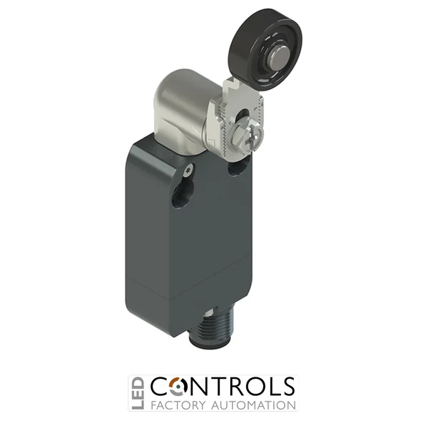 NA B112KG-SMK Pizzato Modular prewired switch with adjustable shaped metal revolving lever
