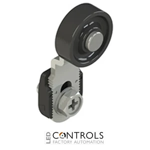 VN A00KG-V38 Pizzato Adjustable shaped metal revolving lever with technopolymer roller ? 20 mm, with external metallic parts in stainless steel