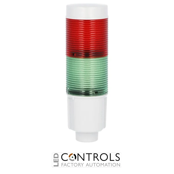 8LT4K02BG - ILLUMIN TOWER 45MM GREEN-RED 24VDC