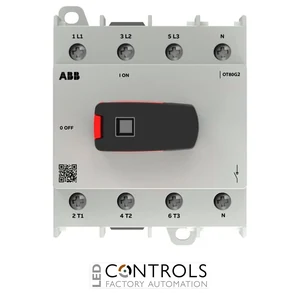 1SCA162561R1001 ABB OT80G2-4BSN2 OT Plus 4 Pole 80A Panel Mounted Switch Disconnector - image 2