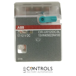1SVR405622R4100 ABB CR-U012DC3L Pluggable Relay 3 C/O 12 V DC - image 2