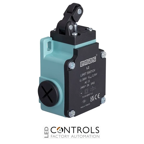 EMAS L2K13MIP311 EMAS L2 SERIES LIMIT SW. SNAP ACTION 1NC+1NO-PL. ROLLER