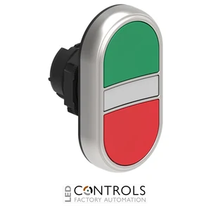 LOVATO LPCBL7113 DOUBLE TOUCH BUTTON GREEN/RED WHITE INDI
