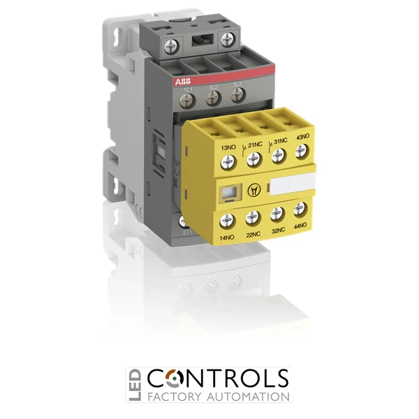 1SBL137082R1122 ABB AFS09-30-22-11 - AFS09 9A 3 Pole Safety Contactor 2NO 2NC Auxiliary Contacts