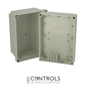 6081329 Fibox ABS 200/150 HG Enclosure, ABS High base, grey cover