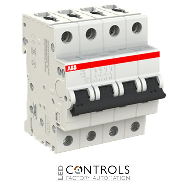 S204-C16 Miniature Circuit Breaker - 4P - C - 16 A