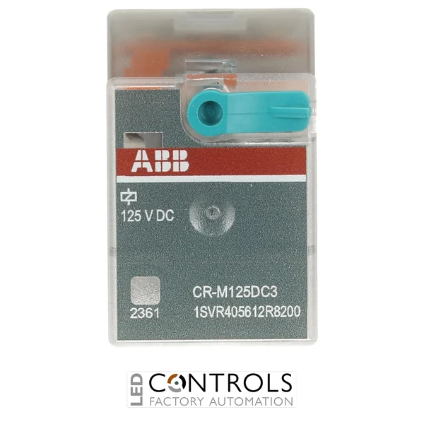 1SVR405612R8200 ABB CR-M125DC3 Pluggable Interface Relay 125 V DC 3 c/o 10 A