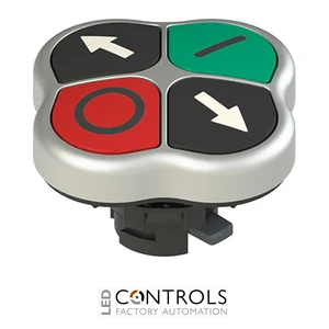E2 1PQFA9QAAD Pizzato Quadruple pushbutton