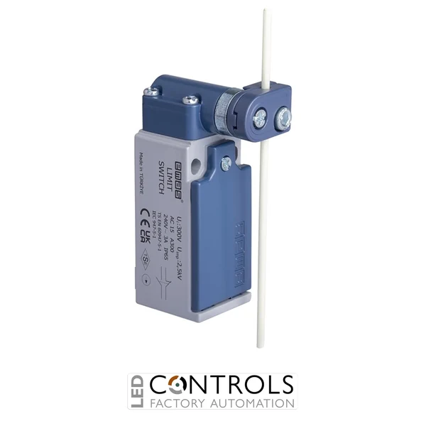 EMAS L51K23REF121 EMAS L51 SERIES LIMIT SW. SNP ACT. 1NC+1NO- FIBER ARM