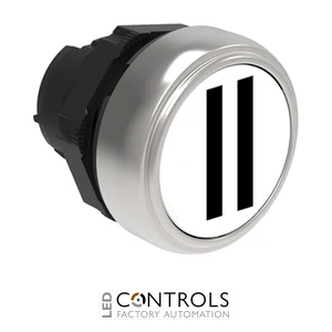 LOVATO LPCB1128 WHITE FLUSH PUSH-BUTTON II