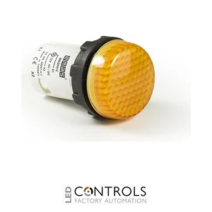 EMAS MBSP012S EMAS MONOBLOCK SIGNAL LAMP 12V CELLULAR GLASS YELLOW