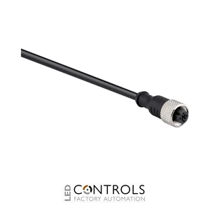 EMAS SKM12P4YXV5 EMAS M12 CABLE 4 PIN SOCKET PVC 5M