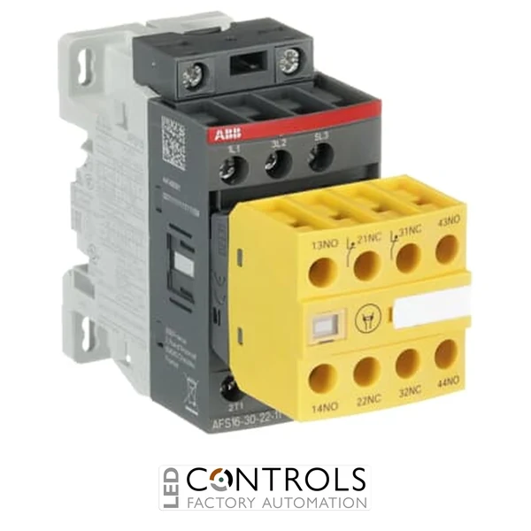 1SBL177082R1122 ABB AFS16-30-22-11 - AFS16 16A 3 Pole Safety Contactor 2NO 2NC Auxiliary Contacts