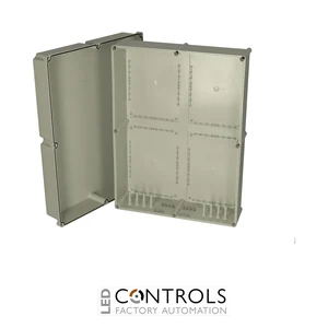 5330390 Fibox PC 765625 G Enclosure, Polycarbonate Grey cover