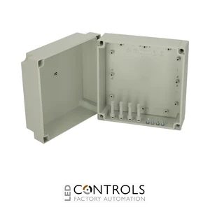 6011321 Fibox PC 175/100 HG Enclosure, Polycarbonate High base, grey cover