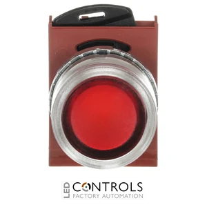 1SFA184491R9101 ABB P9MPLRGD Red Illuminated Momentary Pushbutton - image 2