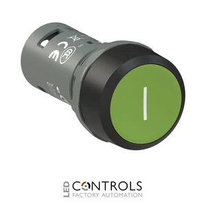 1SFA619110R1012 ABB CP11-10G-10 Green Pushbutton with White I Marking - image 3