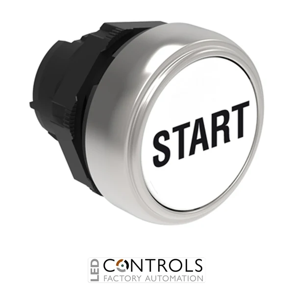 LOVATO LPCB1168 WHITE FLUSH PUSH-BUTTON START