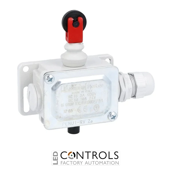 PLNU1RW - TOP ROLLER PUSH 1NO+1NC LIMIT SWITCH PLN