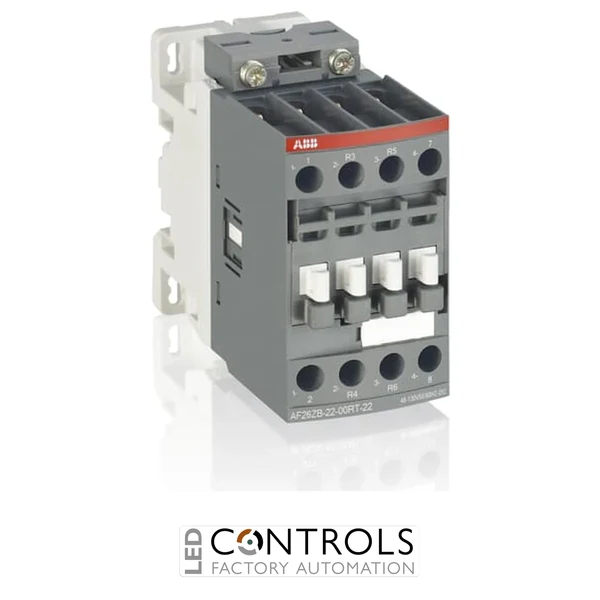1SBL236560R2100 ABB AF26ZB-22-00RT-21 4 Pole Contactor 2NO 2NC Auxiliary Contacts 24-60V AC 50/60Hz 20-60V DC Coil Ring Tongue Terminals