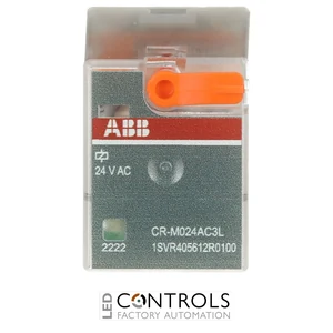 1SVR405612R0100 ABB CR-M024AC3L Pluggable Interface Relay 24 V AC 3 c/o 10 A - image 2