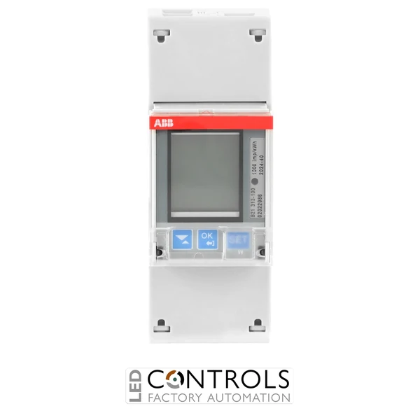 2CMA100156R1000 ABB B21 313-100 65 A Single-Phase Energy Meter M-Bus