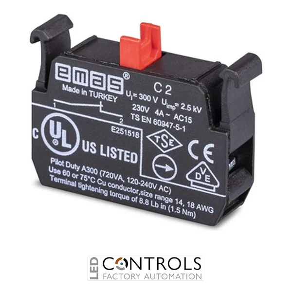 EMAS C2 EMAS CM / CP CONTACT  BLOCK  N/C