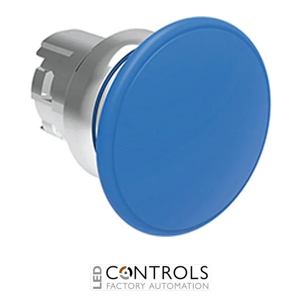 LOVATO LPSB6146 BLUE MUSHR-HEAD MET.BUTTON SPRING RET.