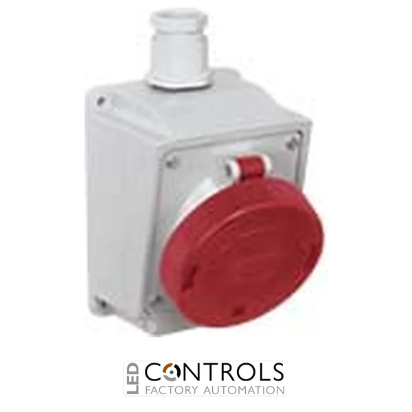 PEW3264PP Ilme Wall mounted socket 32 amp 415 volt 4 pole IP67