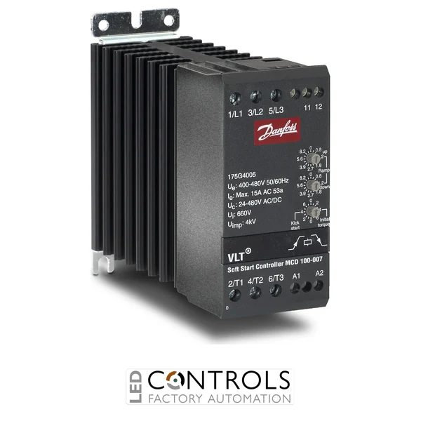 Danfoss VLT Soft Start Controller MCD100-001/208-240V/3A/0,75KW