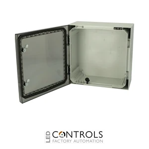 8121009N Fibox ARCA 404021T No MP Cabinet, Polycarbonate Transparent cover, 2-point locking, without mountingplate