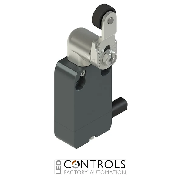 NA B112KC-DN2W5 Pizzato Modular prewired switch with adjustable shaped metal revolving lever diam. 14 roller