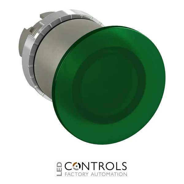 1SFA184562R9102 ABB P9MET4VL1 Green 40 mm Illuminated Maintained Mushroom Pushbutton