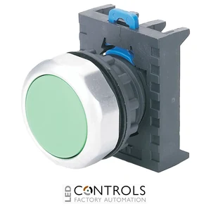 np8-bn/1 chint white momentary flush head (non-illuminated)