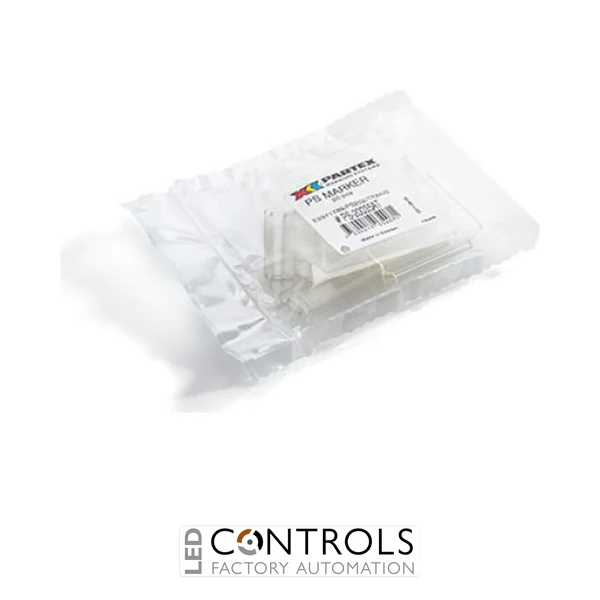 PS20-2T Partex Transparent holder, 35mm length / 20, pack 20