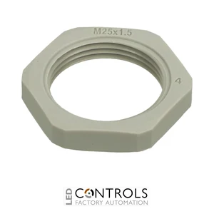 7016411 Fibox GPA M25-B Hexagonal lock nut M25x1,5