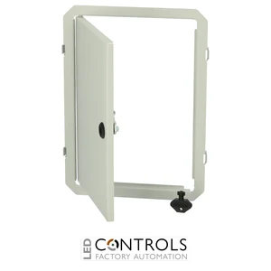 8120713 Fibox IDS ARCA 4030 Inner door set Galvanized steel door frames, door from aluminium, RAL 7035, for sizes 400x300x150/210