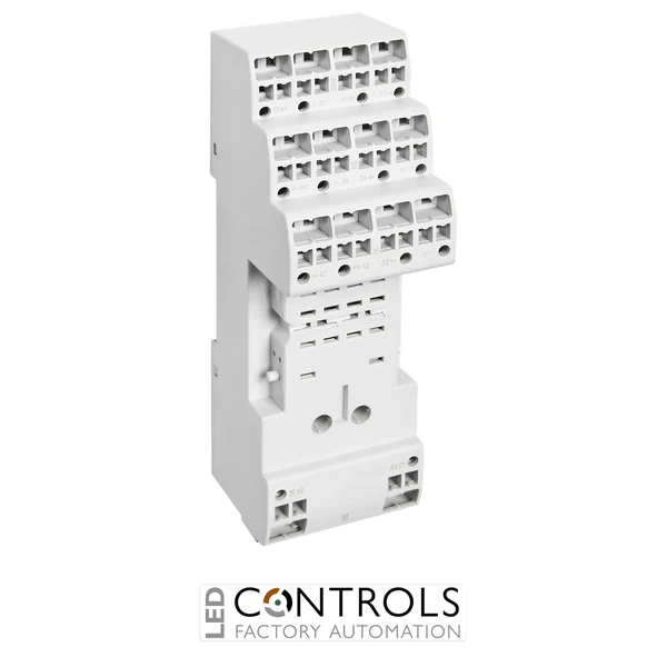 1SVR405651R6110 ABB CR-M4LP Push-In Logical Socket for 4 C/O CR-M Relays