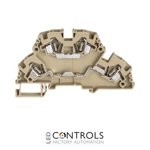 SCD4BEIGE IMO Spring Clamp Terminal 4mm, 600V, 26A, Double Deck