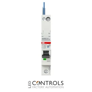 2CSR275051R1164 ABB DSE201 M C16 AC30 Residual Current Circuit Breaker with Overcurrent Protection DSE201 M - 1P+N - 30 mA - 16 A - C - Type AC
