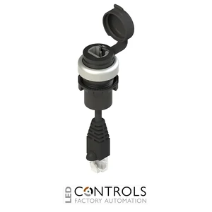 E2 1RJ459AN1.5 Pizzato RJ45 socket EROUND series